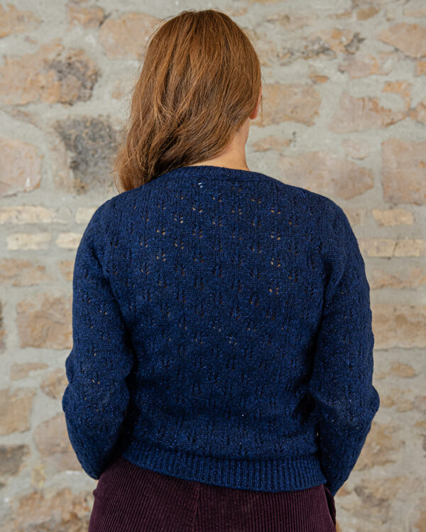 Maglione Tulipano Oltremare | DIEGO ZORODDU