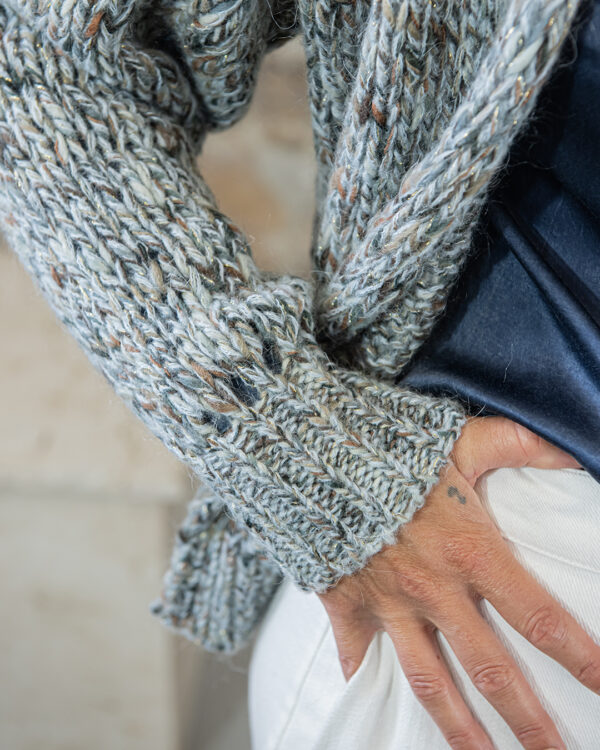 Cardigan Nuvola Lurex | DIEGO ZORODDU