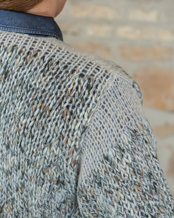 Cardigan Nuvola Lurex | DIEGO ZORODDU