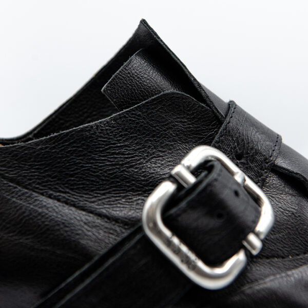 Scarpa Anfibio Nero | DIEGO ZORODDU