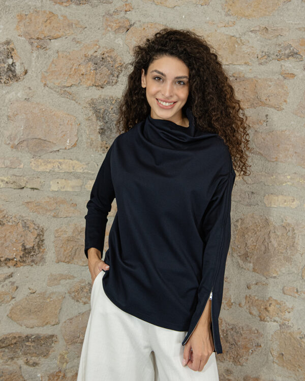 Blusa Angie blu | DIEGO ZORODDU