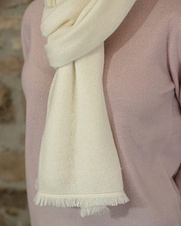 Stola Cashmere Latte | DIEGO ZORODDU