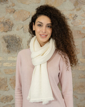 Stola Cashmere Latte | DIEGO ZORODDU