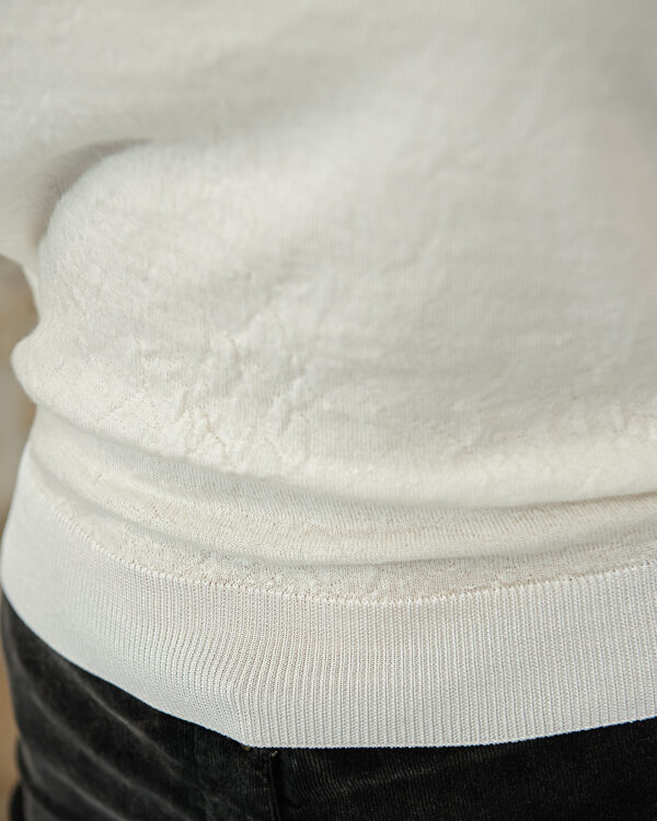 Maglione Greta bianco | DIEGO ZORODDU