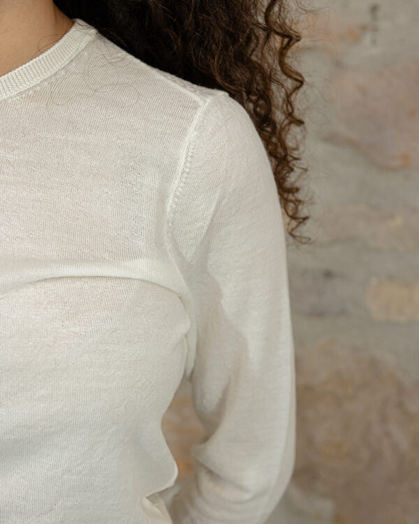 Maglione Greta bianco | DIEGO ZORODDU