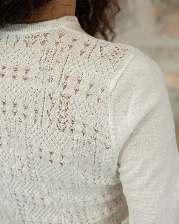Maglione Greta bianco | DIEGO ZORODDU