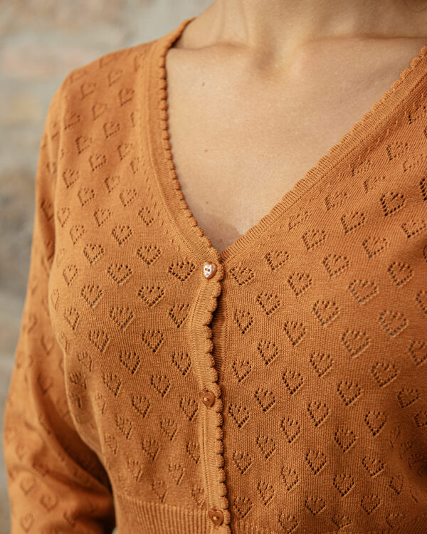 Cardigan Cuori Miele | DIEGO ZORODDU