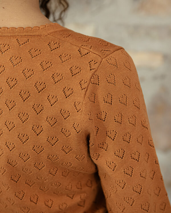 Cardigan Cuori Miele | DIEGO ZORODDU
