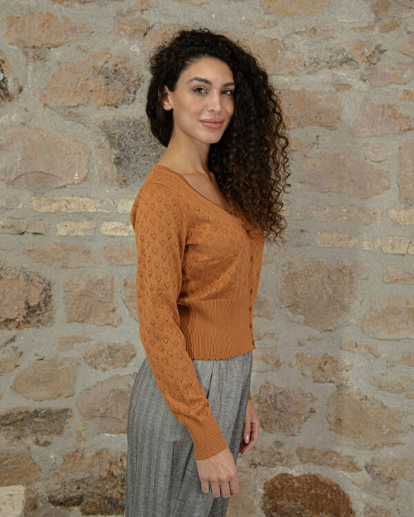 Cardigan Cuori Miele | DIEGO ZORODDU