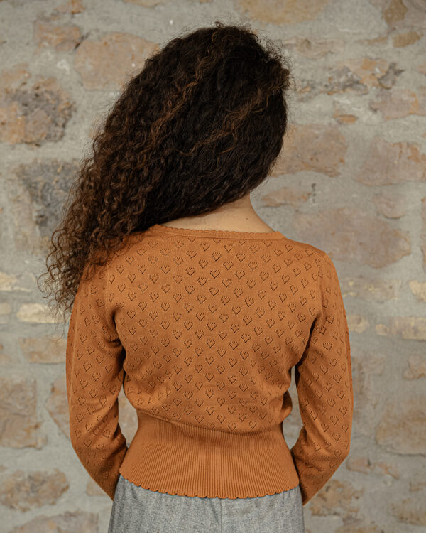 Cardigan Cuori Miele | DIEGO ZORODDU