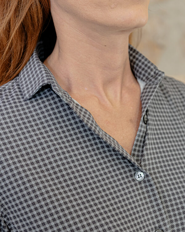 Camicia Dani Fantasia Grigio | DIEGO ZORODDU