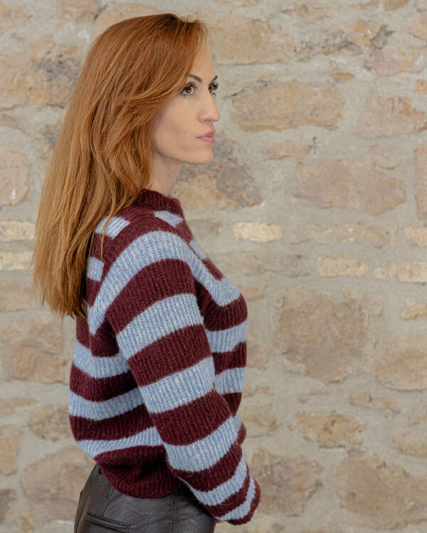 Maglione Alpaca Righe | DIEGO ZORODDU