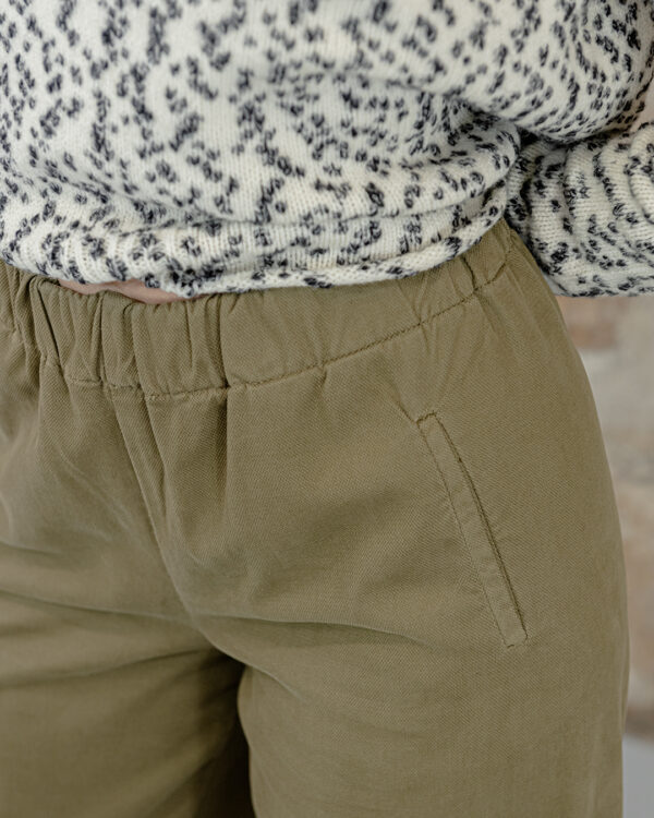 Pantalone Nami Oliva | DIEGO ZORODDU