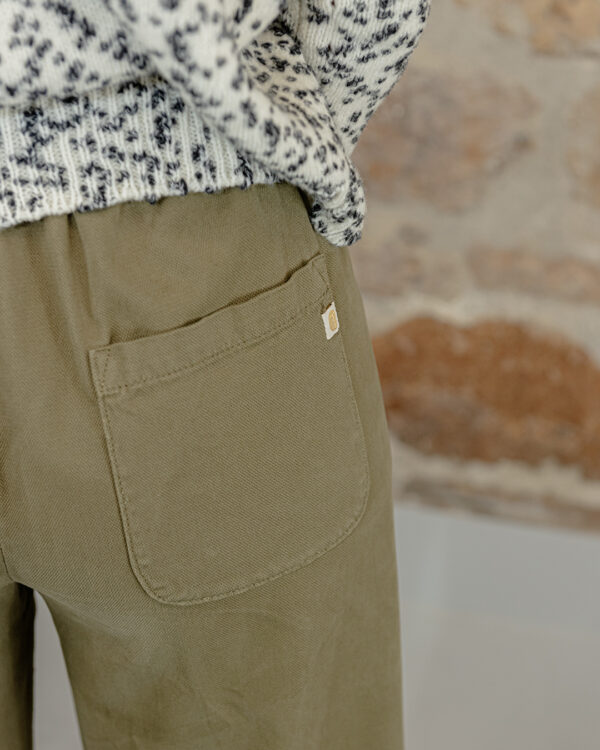 Pantalone Nami Oliva | DIEGO ZORODDU