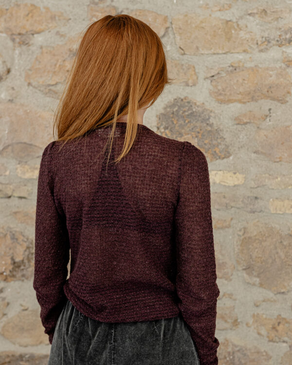 Maglione Lurex Amarone | DIEGO ZORODDU
