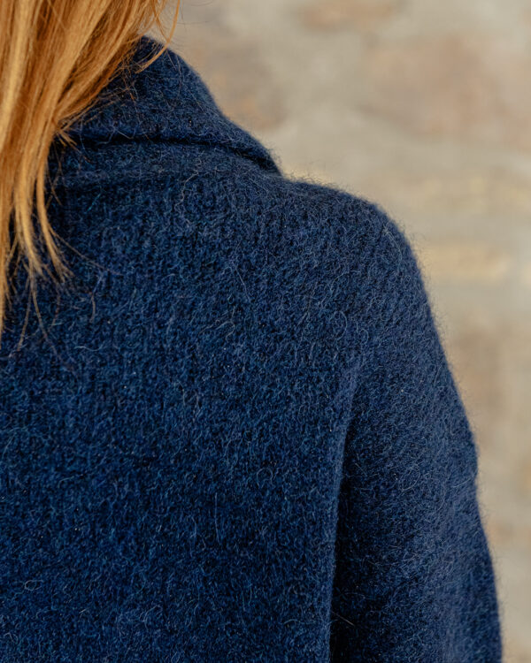 Cappotto Meraviglia Alpaca Blu | DIEGO ZORODDU