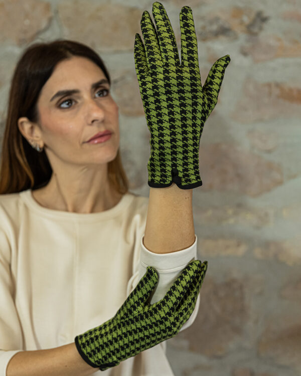 Guanti Corti Pied de Poule | DIEGO ZORODDU