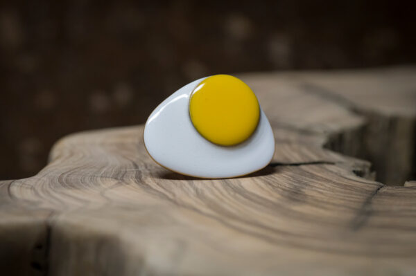 Anello GALLINE FELICI UOVO PICCOLO Pasa Gioielli | DIEGO ZORODDU