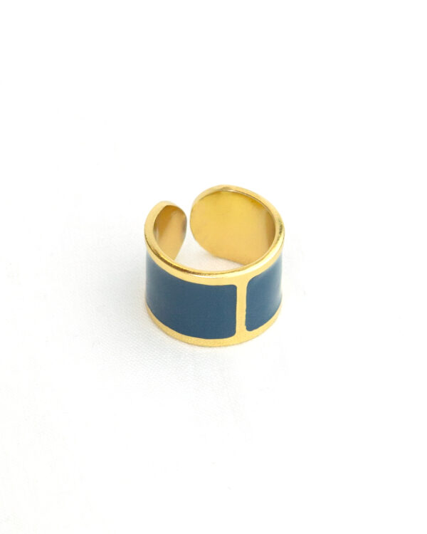 Anello Smaltato Bagno oro | DIEGO ZORODDU
