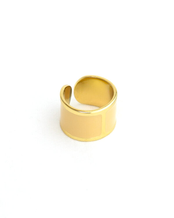 Anello Smaltato Bagno oro | DIEGO ZORODDU