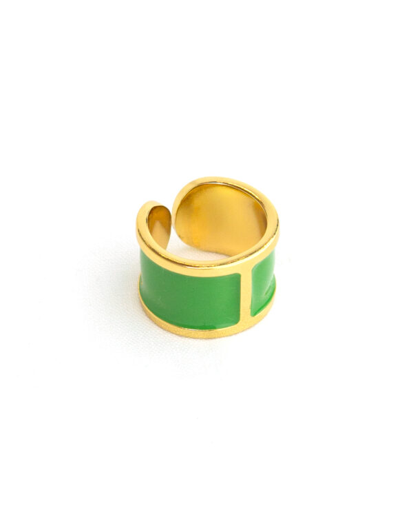 Anello Smaltato Bagno oro | DIEGO ZORODDU