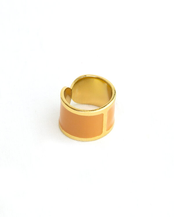 Anello Smaltato Bagno oro | DIEGO ZORODDU