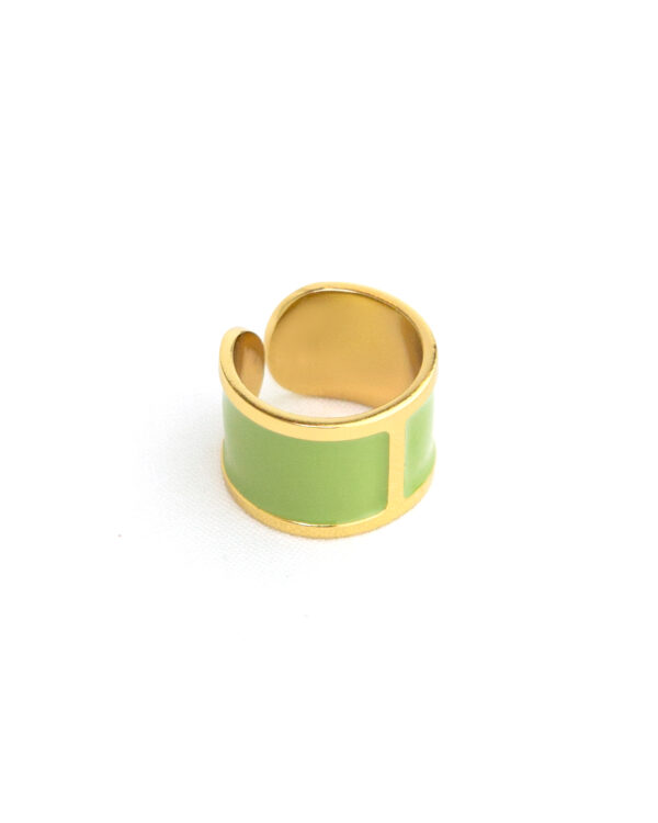 Anello Smaltato Bagno oro | DIEGO ZORODDU