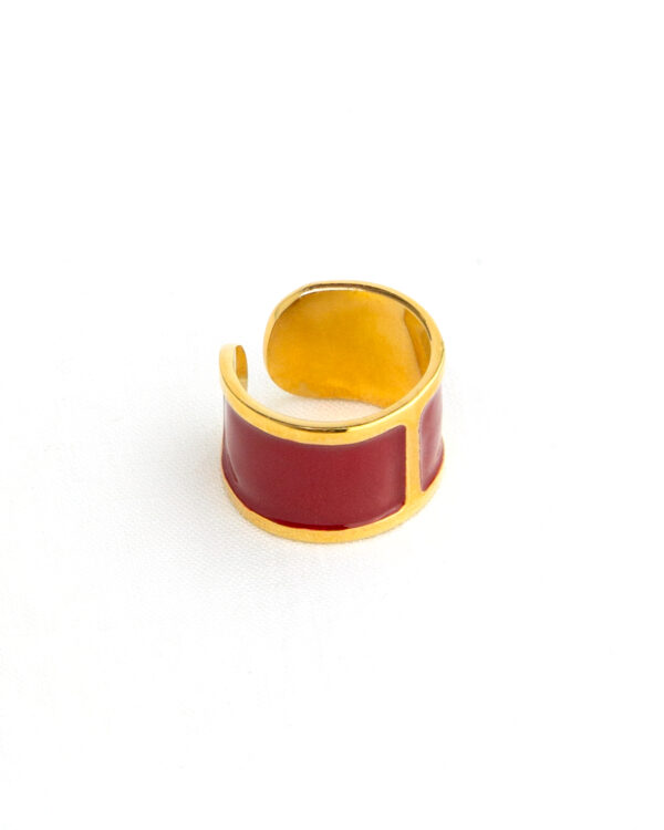 Anello Smaltato Bagno oro | DIEGO ZORODDU