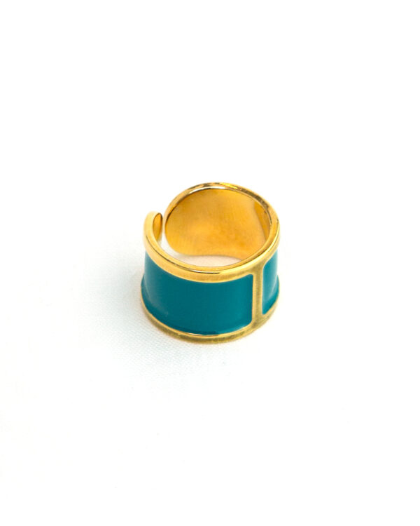 Anello Smaltato Bagno oro | DIEGO ZORODDU