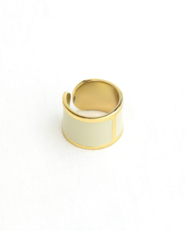 Anello Smaltato Bagno oro | DIEGO ZORODDU