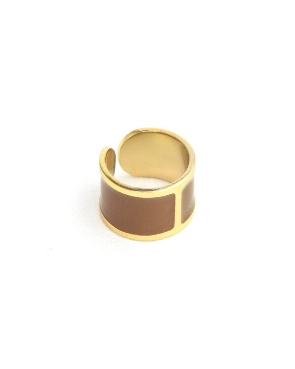 Anello Smaltato Bagno oro | DIEGO ZORODDU