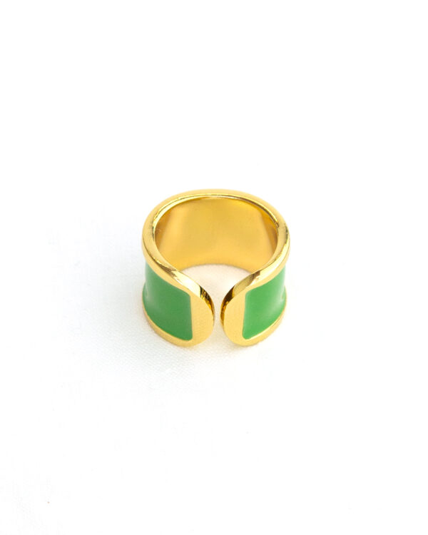 Anello Smaltato Bagno oro | DIEGO ZORODDU