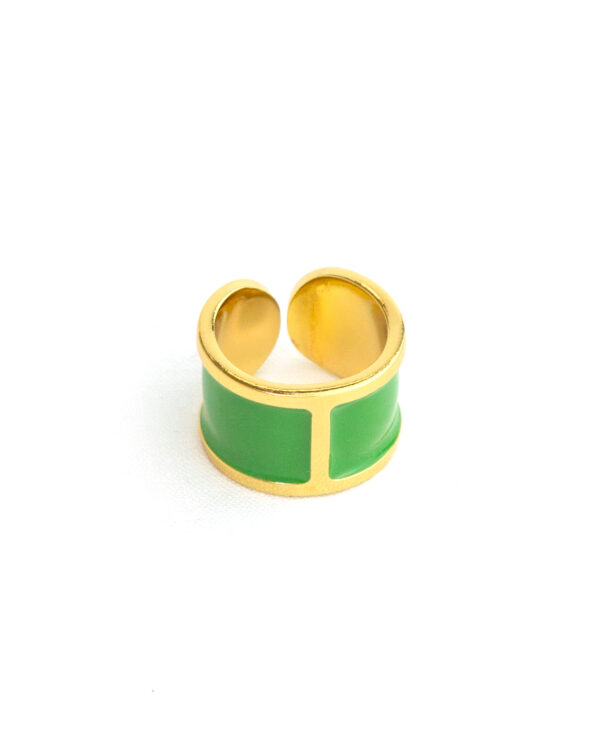 Anello Smaltato Bagno oro | DIEGO ZORODDU
