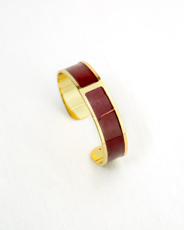 Bracciale Smaltato Bagno oro 15 mm | DIEGO ZORODDU
