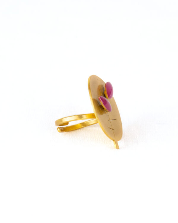 Anello TREES ALBERO FOGLIE MALVA Pasa Gioielli | DIEGO ZORODDU