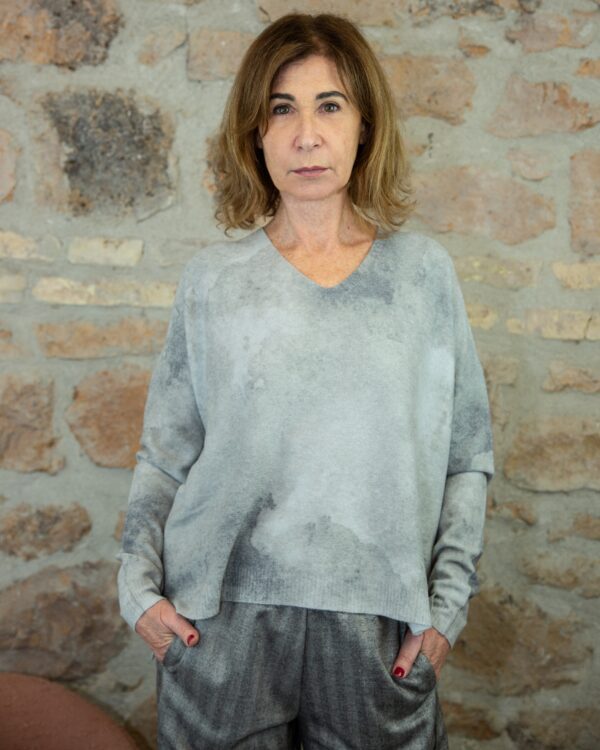 Maglione Lucrezia Grigio | DIEGO ZORODDU