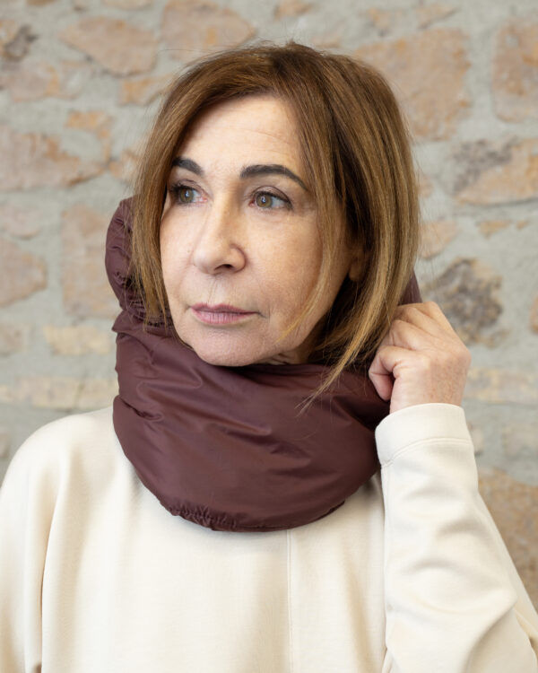 Cappuccio Hood Imbottito Borgogna | DIEGO ZORODDU
