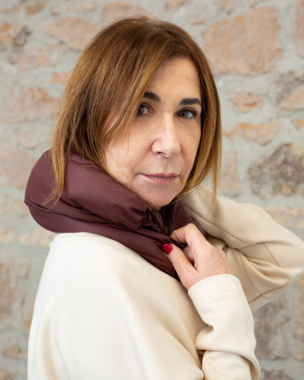 Cappuccio Hood Imbottito Borgogna | DIEGO ZORODDU