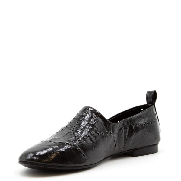 Mocassino Decoro Laser Nero | DIEGO ZORODDU