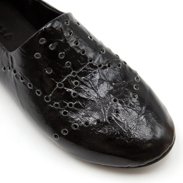 Mocassino Decoro Laser Nero | DIEGO ZORODDU