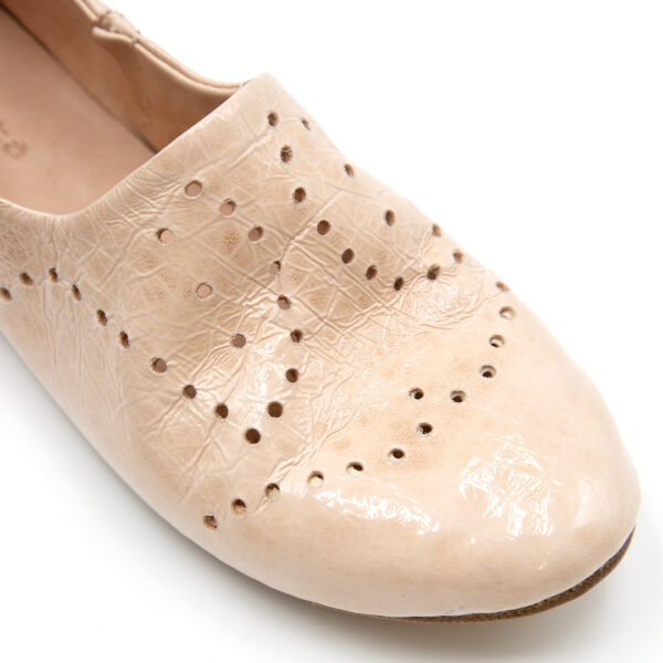 Mocassino Decoro Laser Cipria | DIEGO ZORODDU