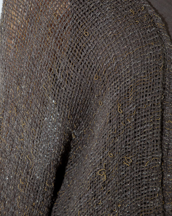 Giacca Kimono Atena Cioccolato | DIEGO ZORODDU