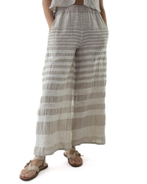 pantalone amina lino naturale