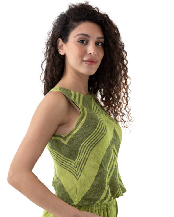Top Picasso Lino lime | DIEGO ZORODDU