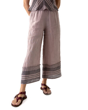 Pantalone Cassandra Lino Cipria | DIEGO ZORODDU