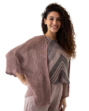 Giacca Kimono Atena Cipria | DIEGO ZORODDU