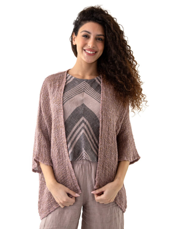 Giacca Kimono Atena Cipria | DIEGO ZORODDU