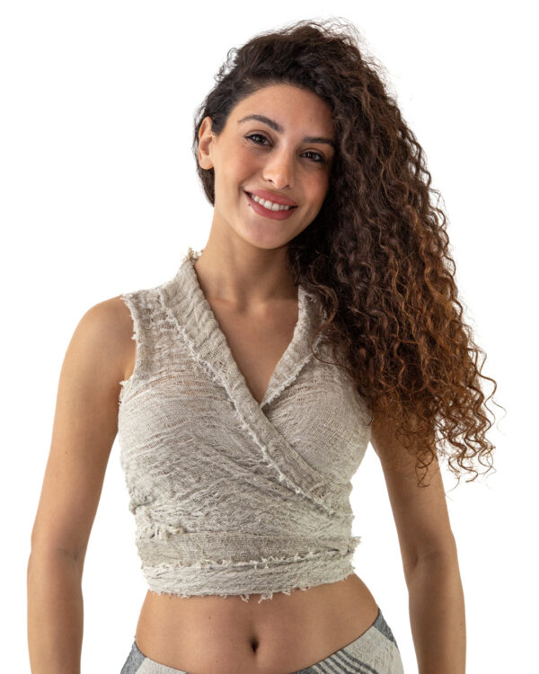 Top Amina Lino Naturale | DIEGO ZORODDU