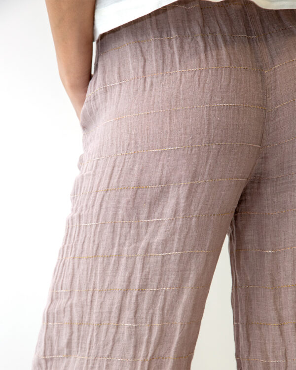 Pantalone Artemide Lino Cipria | DIEGO ZORODDU