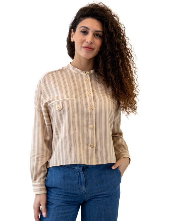 Camicia Giorgia Rosa e Crema | DIEGO ZORODDU